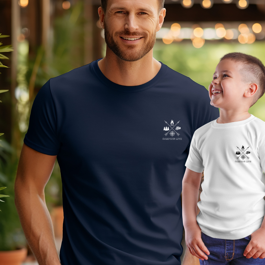 "Wohnmobil Pfeilkreuz" - Kinder Premium Organic Shirt Gr. 98 - 164