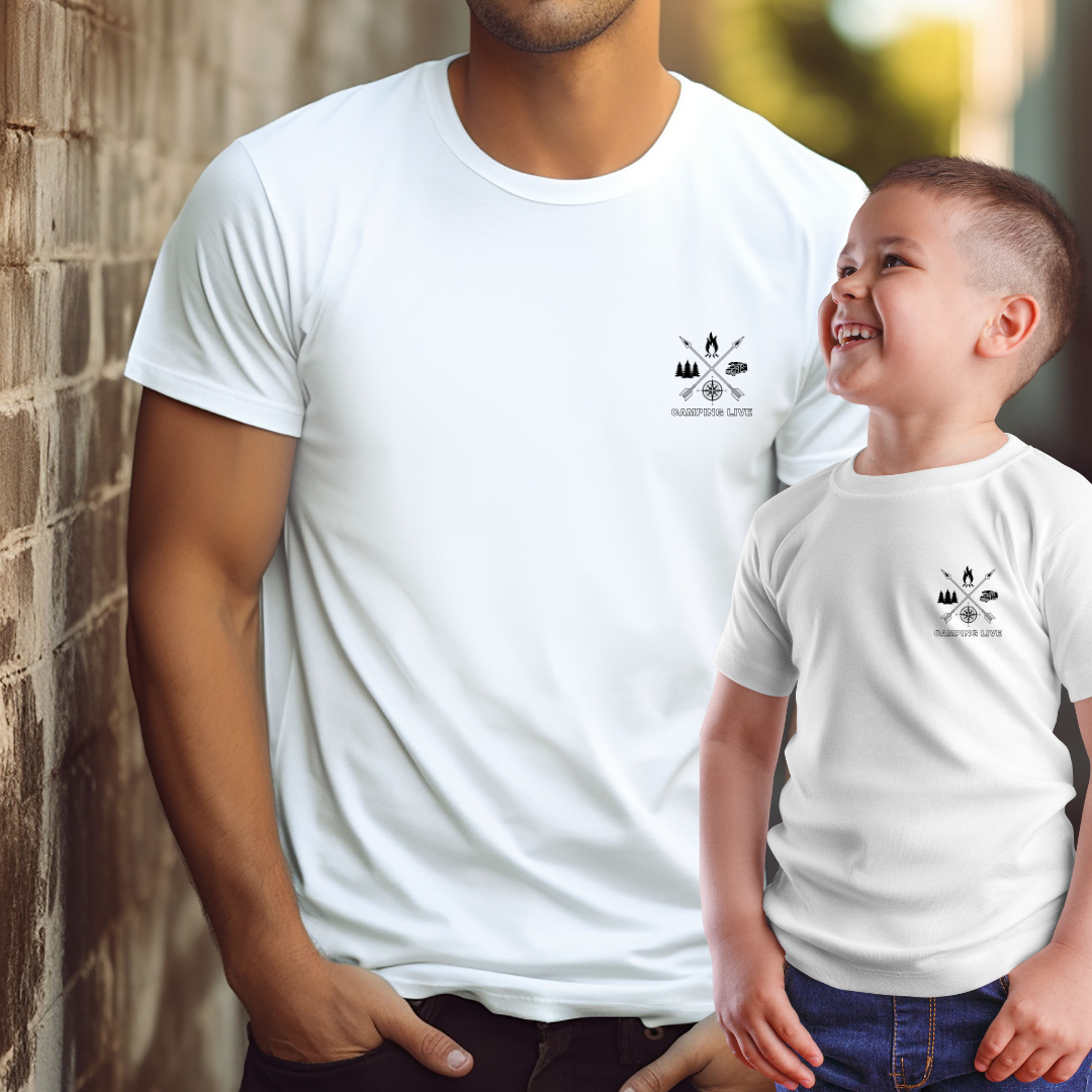"Wohnmobil Pfeilkreuz" - Kinder Premium Organic Shirt Gr. 98 - 164