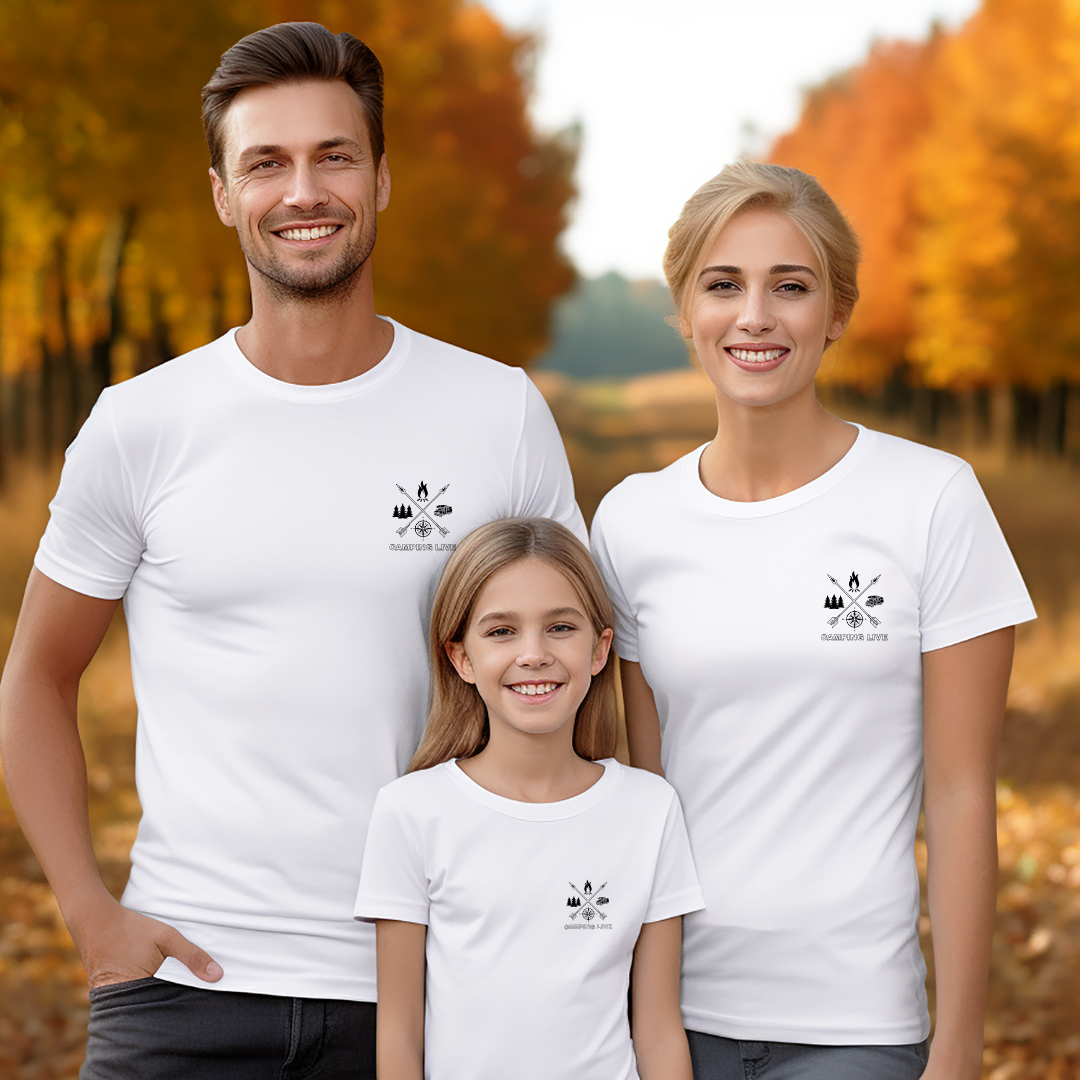 "Wohnmobil Pfeilkreuz" - Kinder Premium Organic Shirt Gr. 98 - 164