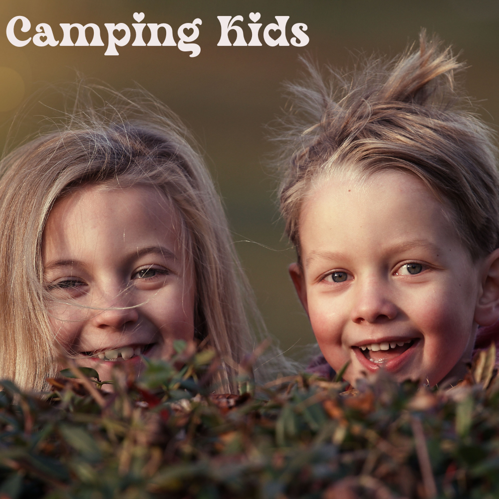 Camping Kinder, Shirts, Tassen, Teddys, bedruckt für Kids