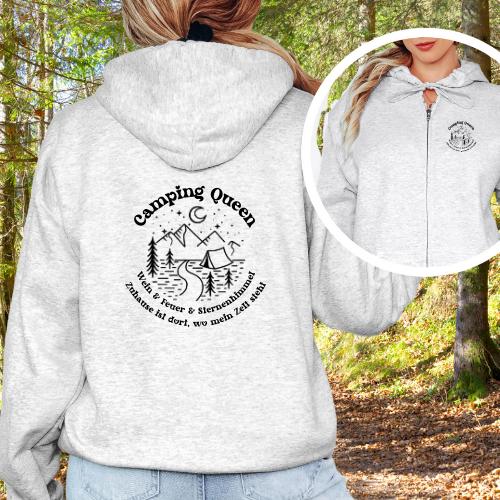 Zipper Hoodie, Sweatshirtjacke