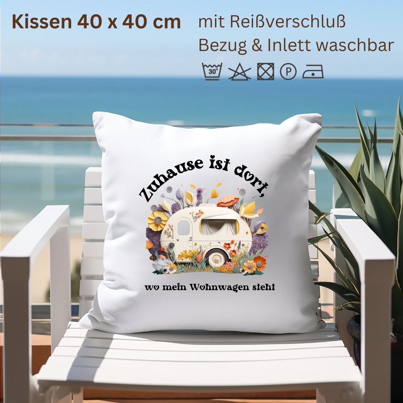 Kissen 40 x 40 cm, Zierkissen, Kuschelkissen