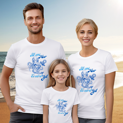 "Ab ans Meer" -  Bio Oversized Shirt -  Gr. XS - XXL