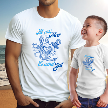 "Ab ans Meer" - VACANCY Oversized Shirt Gr. S - 4XL